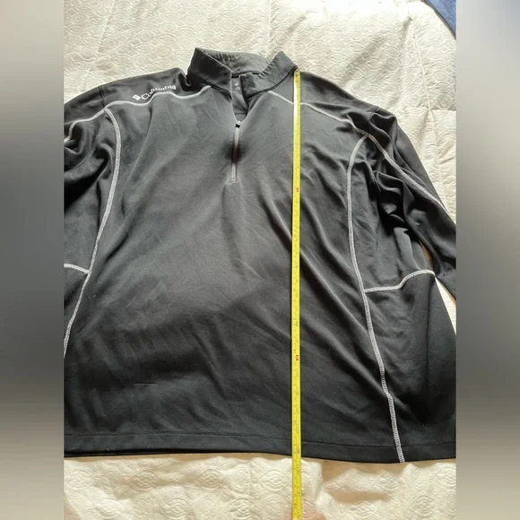 Men’s Columbia Golf Black and White Quarter-Zip Pullover size 3XL - Picture 2 of 11